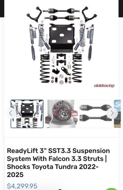 Falcon 3.3 adjuster with reservoir 2022-2025 tundra suspension 