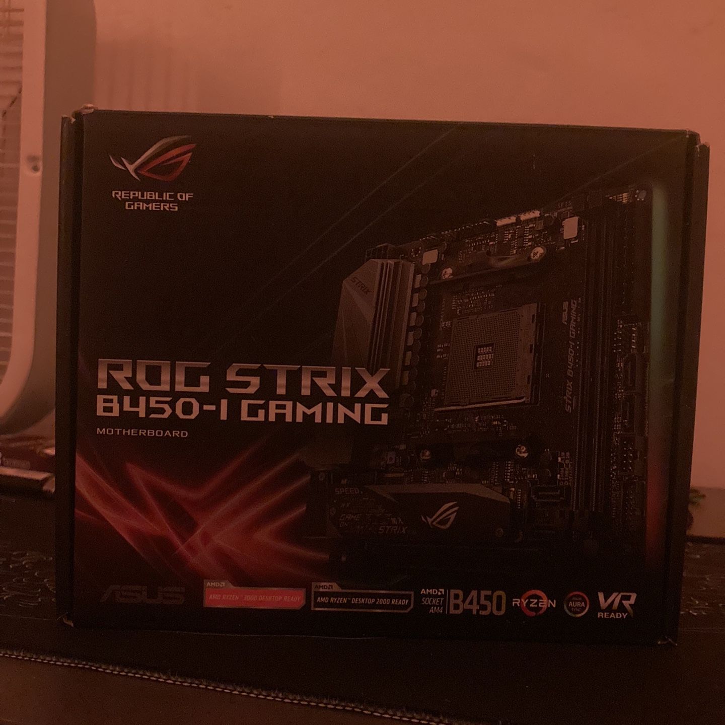 ROG Strix B450-I Gaming  ITX Motherboard 