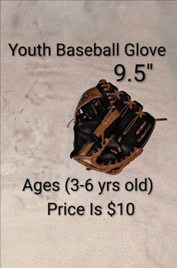 Franklin Youth Right Hand Throw Baseball Glove (Price Is $10)
