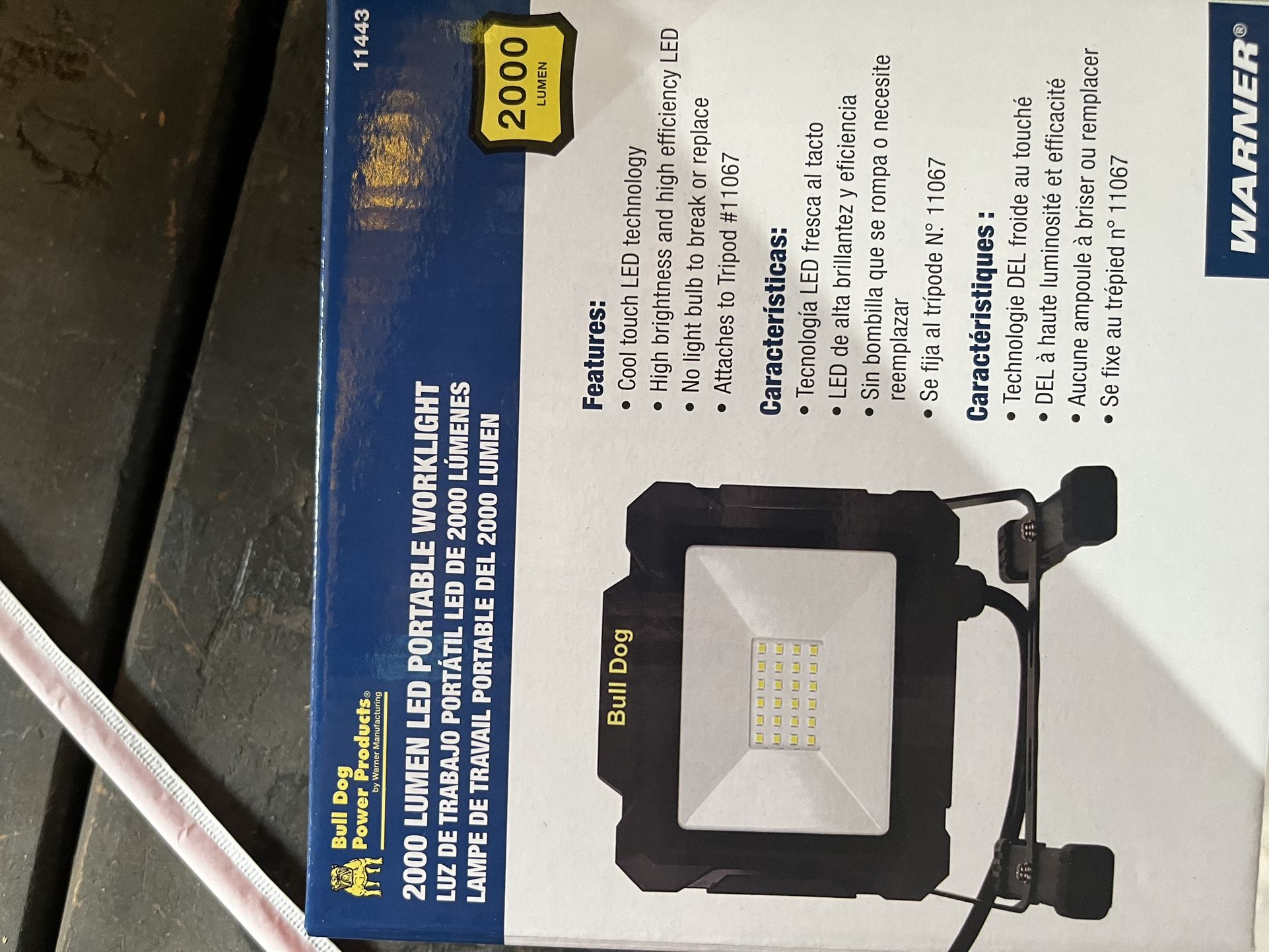 Bulldog Work lights New 2000 Lumens