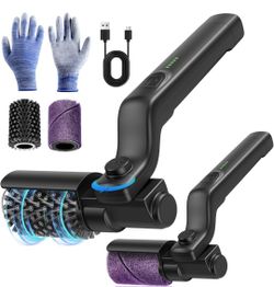 Electric Grill Brush Rechargeable, 3 Powerful Speed BBQ Grill Brush for Outdoor Grill, 180°Adjustable, Stainless Steel Rotary Brush Head, Automatic Gr