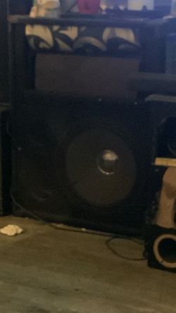 2 15 inch PA SPEAKERS