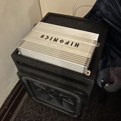 15” L7 Kicker  / 2000 W Hyphonics Amp