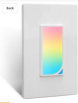 WiFi Smart Light Switch Dimmer Switch 1600 lighting color selection Smart Home Control Lighting Easy In-Wall Installation No Hub Required Compatible