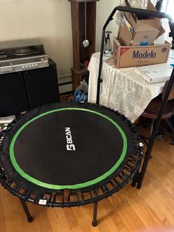 BCAN Mini Trampoline with Handlebar