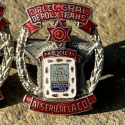Mexican Police Cufflinks (unique)