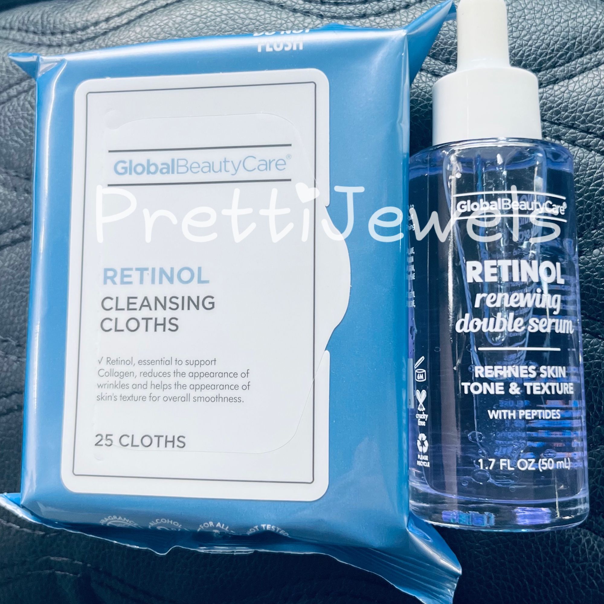 New Retinol Serum & Retinol Cleaning Wipes Set