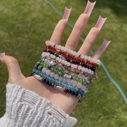 Variety of Beaded Bracelets