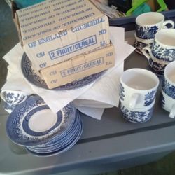 Reproduction Blue Willow China