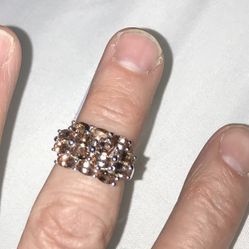 Gouveia Andalusite & Silver Ring  Size 5