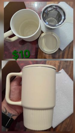 Ceramic tea mug NEW