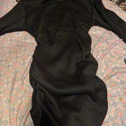 Long black dress size S