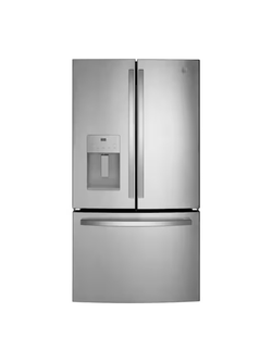 GE - 20.6 cu. ft. Counter Depth French Door Refrigerator in Fingerprint Resistant Stainless, ENERGY STAR