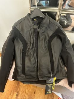 Scorpion EXO leather motorcycle jacket 