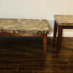 Matching Coffee & End Table Set