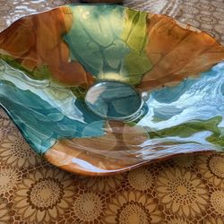 Glass Fruit Bowl 