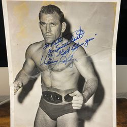 Danny Hodge NWA WWE Wrestling Signed 8x10