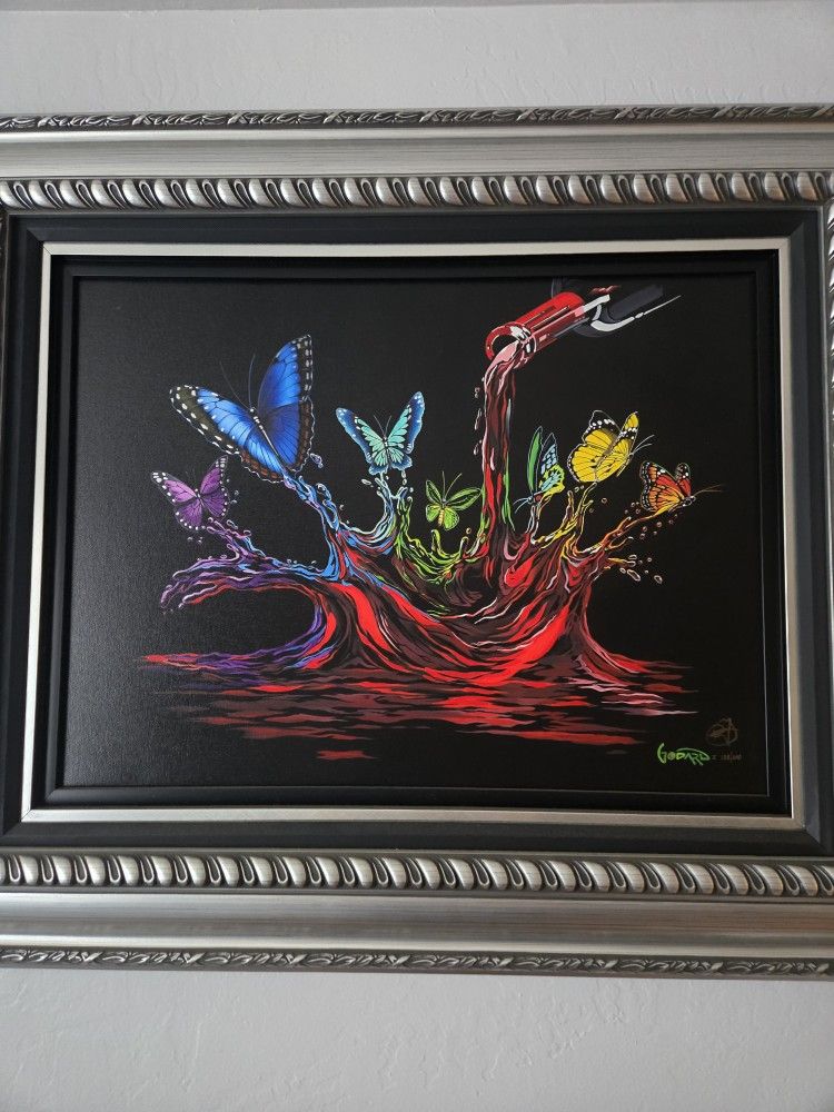 Michael Godard "Butterfly Splash"