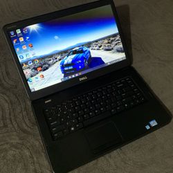 15.6" Intel Core i3 Dell Laptop, 500GB HDD, 4GB RAM, HDMI, DVD, SD Card Reader And a WebCam. Windows 10 Installed.