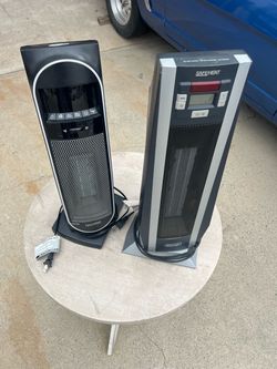 2 Tower Space Heaters – $30 for Both OBO