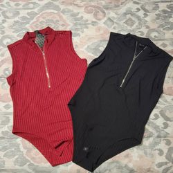 Woman Bodysuit (Half Zip)