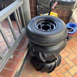 Sand Paddles With Ams Rims For Quad 