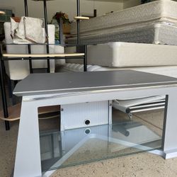 Tv Stand Top And Bottom Glass 