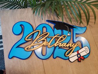 Class Of 2025 Graduation Sign, Personalized Graduation Sign, Congrats Grad 2025, Personalized Class Of 2025,
