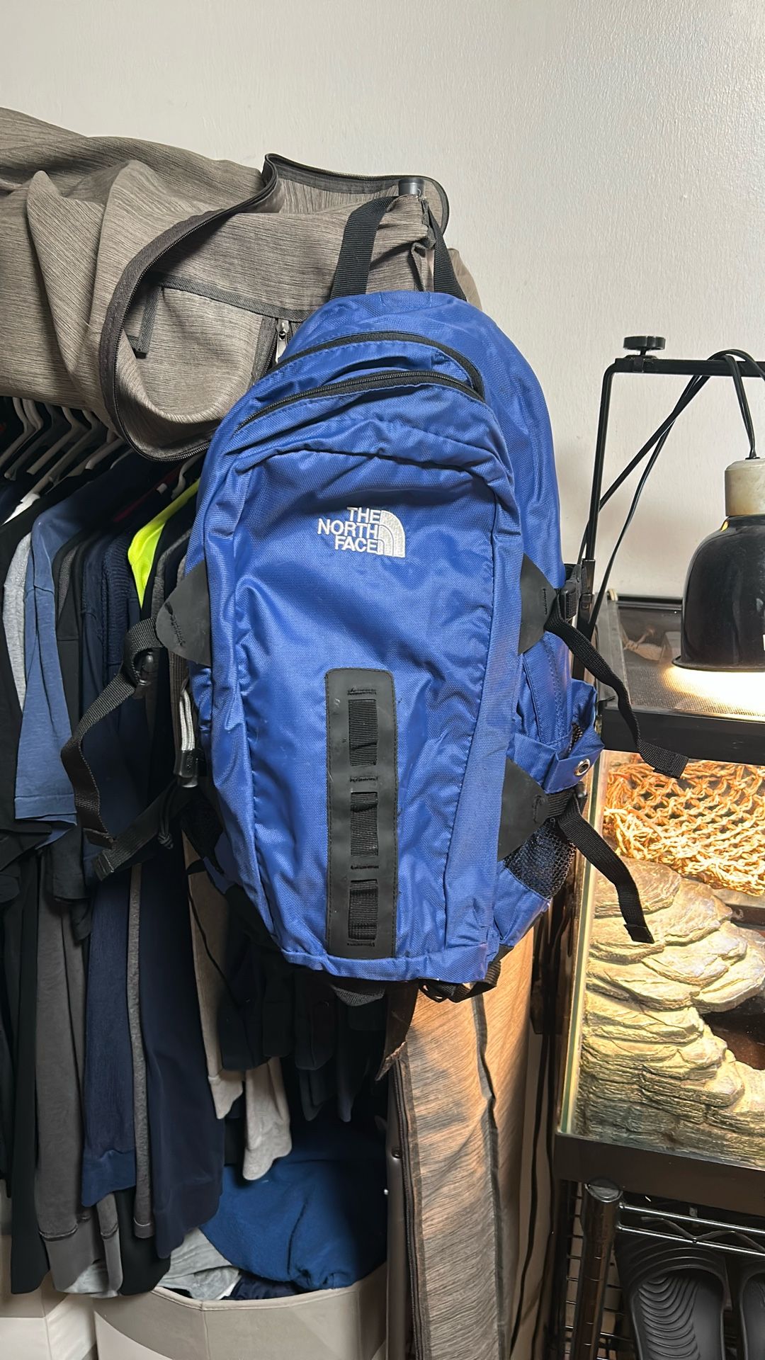 North face Backpack Blue And Black