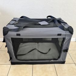 Collapsible Portable Dog Crate — Indoor/Outdoor Travel Kennel