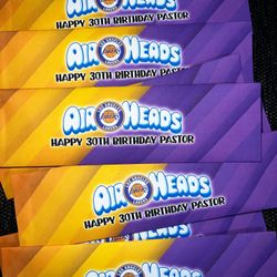 Lakers Airheads Party Favors 