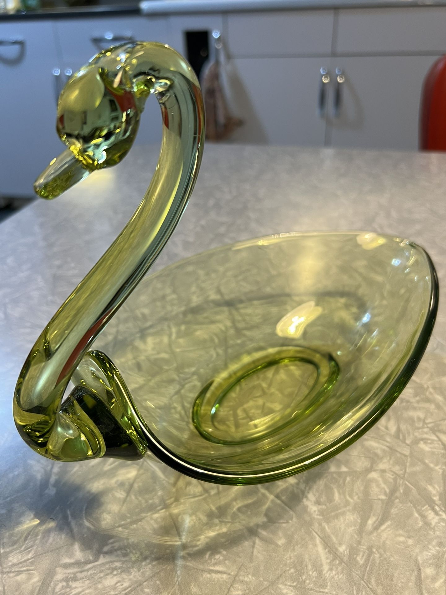 Vintage MCM Swan Dish