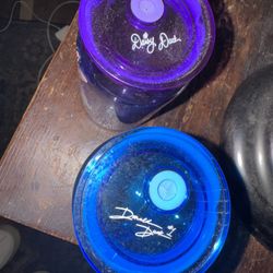 Disney Donald Duck & Daisy Duck Glass Cups 