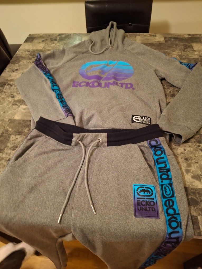 Ecko Unlimited Jogger Set With Hoodie Size M, Never Worn
