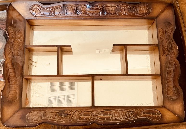 Ornate Mirror Wall Hanging Decoration Japanese