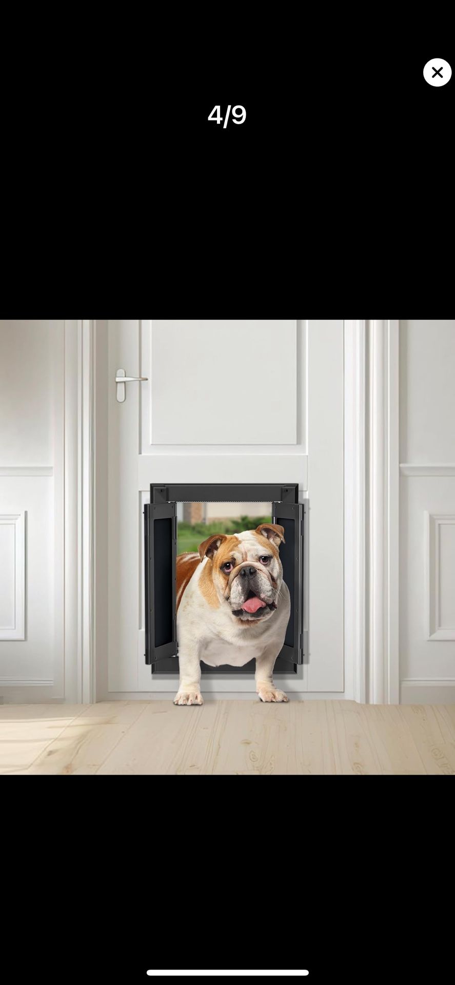 Aluminum Energy Efficient French Large Dog Door