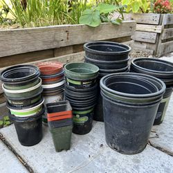 Planting Pots - Various Sizes (ranging From 4 Inches To 1 Gallons)
