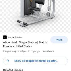 . MAtrix Ab Crunch $1275 Mercedes Tx 