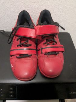 Reebok crossfit red shoes men's size 10