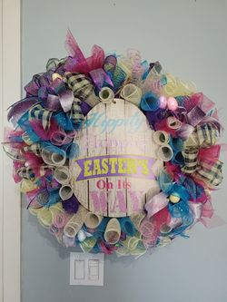 Hand Made Easter Wreath