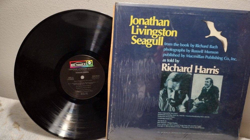 Jonathan Livingston Seagull Richard Harris LP Vinyl Album Nice - Original Owner