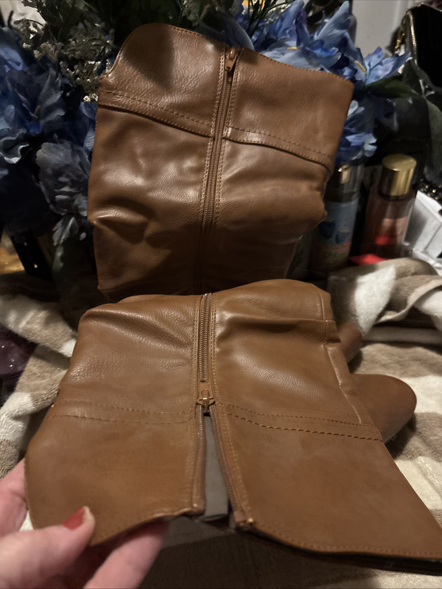 Brown Over The Knee Boots 