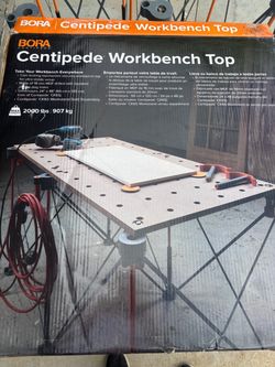 Bora Centipede Workbench Top 24x48 and 4x4 centipede