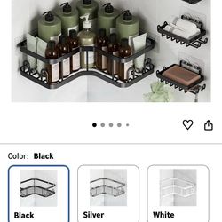 Corner shower caddy