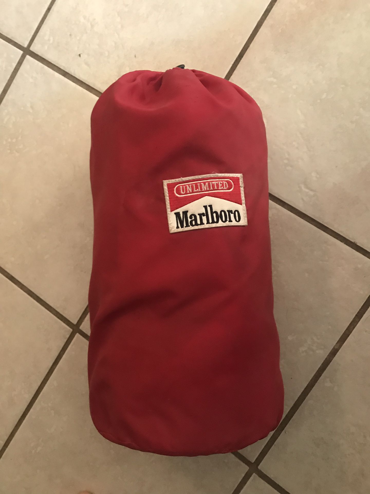 90’s Marlboro sleeping bag