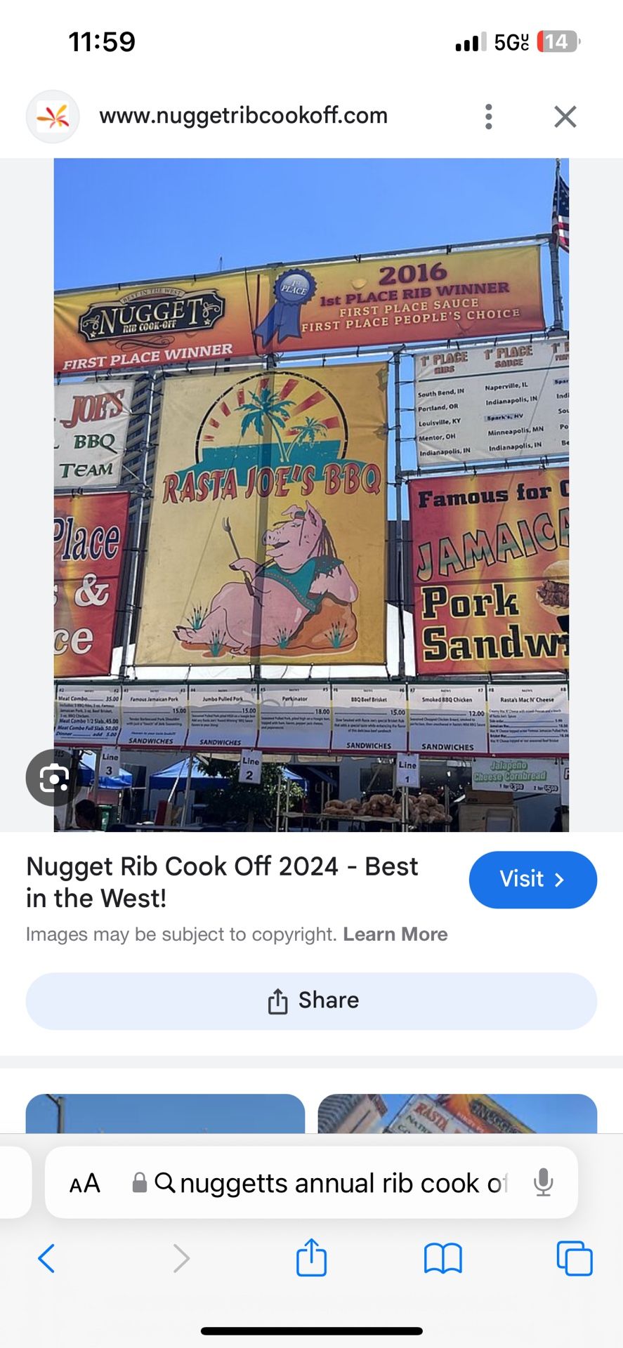 NUGGET’S ANNUAL RIB COOK OFF