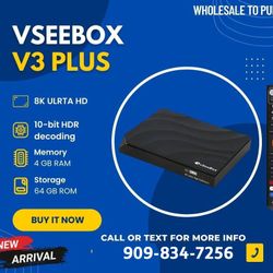 VSEEBOX V3 PLUS - BRAND NEW 2025 SUPER BOX SUPERBOX - AUTHORIZED DEALER  - 1 YEAR WARRANTY 