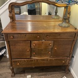 Antique Oak Sideboard