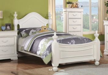 Brand New Classique White Bed