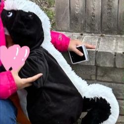 Skunk Toddler Halloween Costume